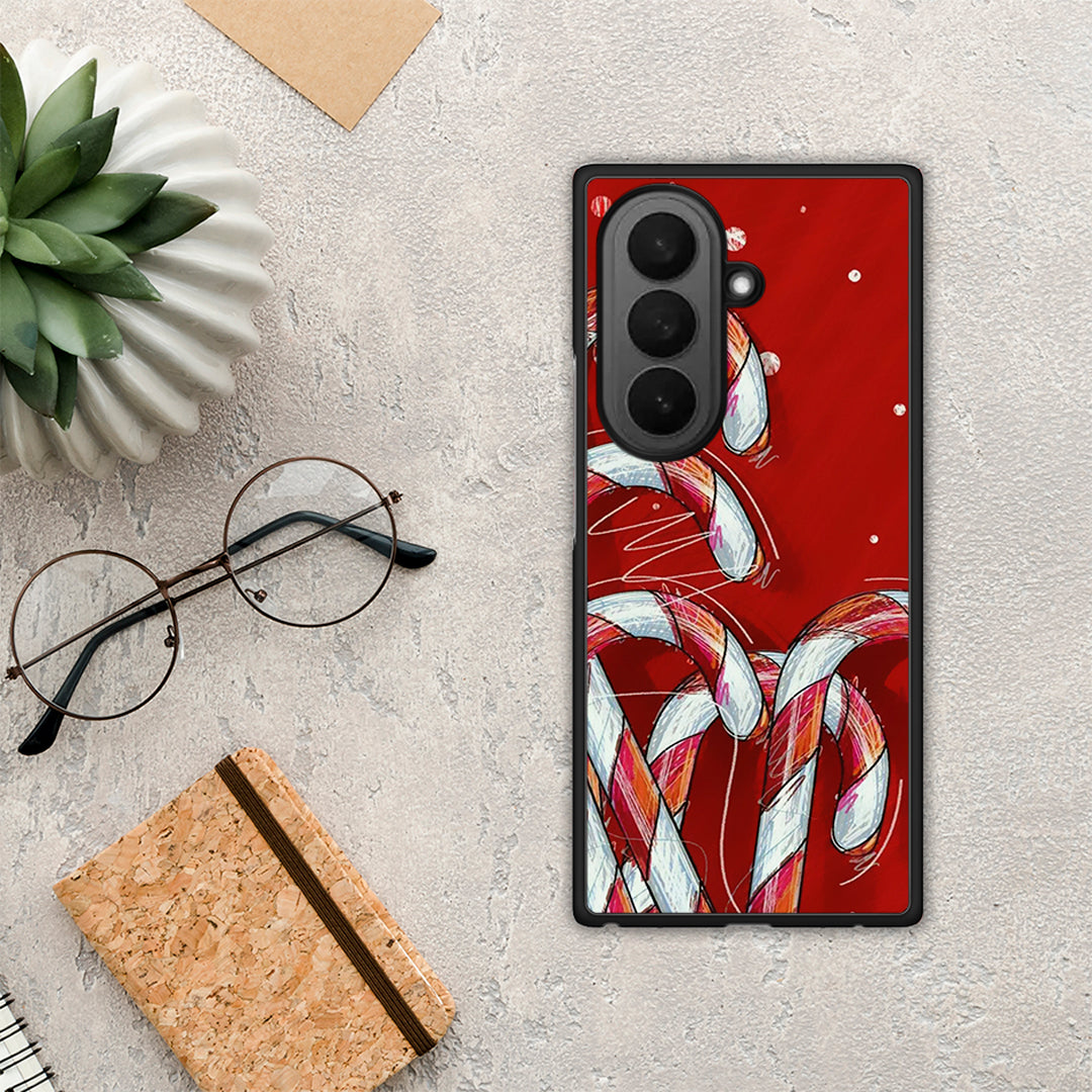 Candy Cane - Samsung Galaxy Z Fold7 θήκη