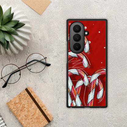 Candy Cane - Samsung Galaxy Z Fold7 θήκη