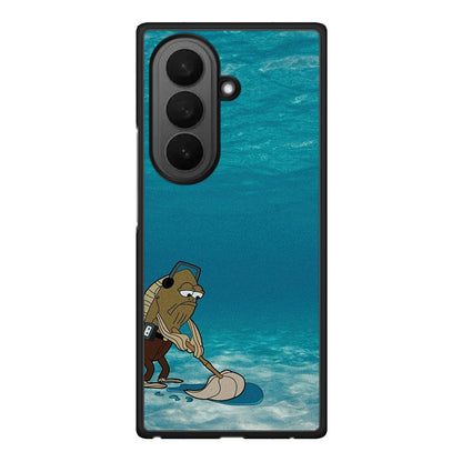 Samsung Galaxy Z Fold7 Clean The Ocean Θήκη από τη Smartfits με σχέδιο στο πίσω μέρος και μαύρο περίβλημα | Smartphone case with colorful back and black bezels by Smartfits