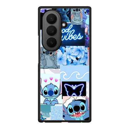 Samsung Galaxy Z Fold7 Collage Good Vibes Θήκη Αγίου Βαλεντίνου από τη Smartfits με σχέδιο στο πίσω μέρος και μαύρο περίβλημα | Smartphone case with colorful back and black bezels by Smartfits