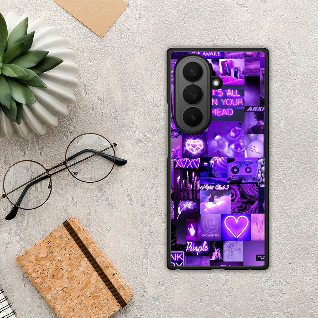 Collage Stay Wild - Samsung Galaxy Z Fold7 θήκη