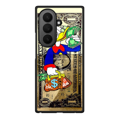 Samsung Galaxy Z Fold7 Duck Money Θήκη από τη Smartfits με σχέδιο στο πίσω μέρος και μαύρο περίβλημα | Smartphone case with colorful back and black bezels by Smartfits