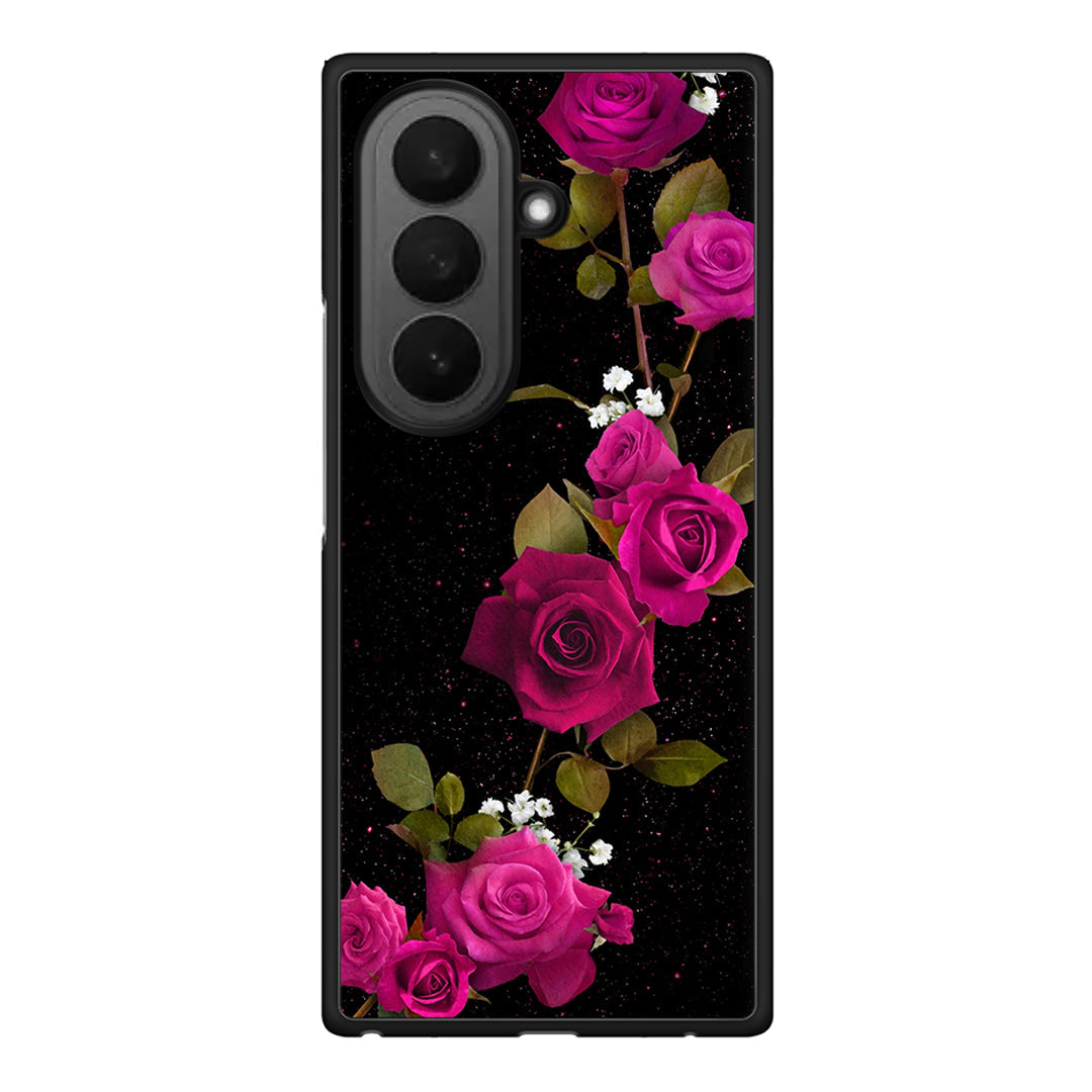 4 - Samsung Galaxy Z Fold7 Red Roses Flower case, cover, bumper
