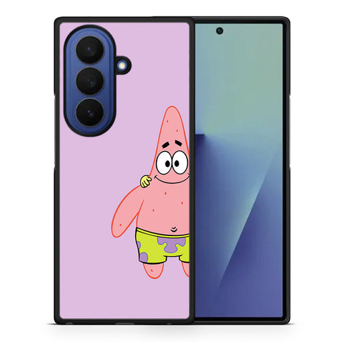 Θήκη Samsung Galaxy Z Fold7 Friends Patrick από τη Smartfits με σχέδιο στο πίσω μέρος και μαύρο περίβλημα | Samsung Galaxy Z Fold7 Friends Patrick case with colorful back and black bezels