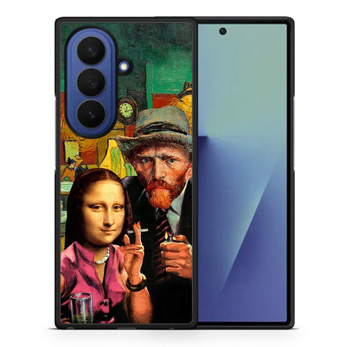 Θήκη Samsung Galaxy Z Fold7 Funny Art από τη Smartfits με σχέδιο στο πίσω μέρος και μαύρο περίβλημα | Samsung Galaxy Z Fold7 Funny Art case with colorful back and black bezels