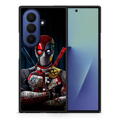 Θήκη Samsung Galaxy Z Fold7 Funny Guy από τη Smartfits με σχέδιο στο πίσω μέρος και μαύρο περίβλημα | Samsung Galaxy Z Fold7 Funny Guy case with colorful back and black bezels
