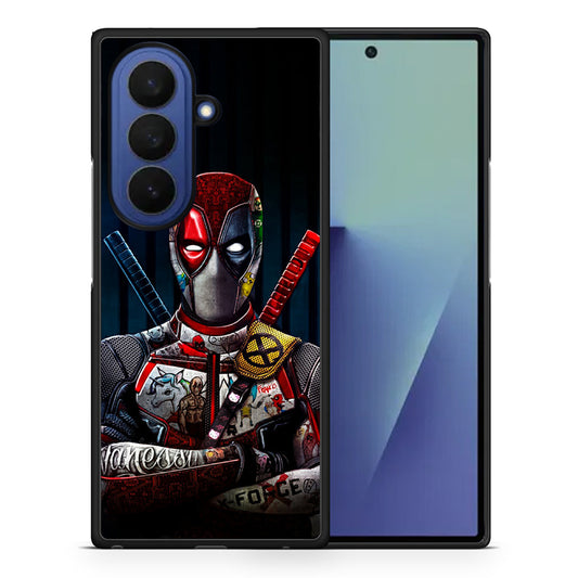 Θήκη Samsung Galaxy Z Fold7 Funny Guy από τη Smartfits με σχέδιο στο πίσω μέρος και μαύρο περίβλημα | Samsung Galaxy Z Fold7 Funny Guy case with colorful back and black bezels