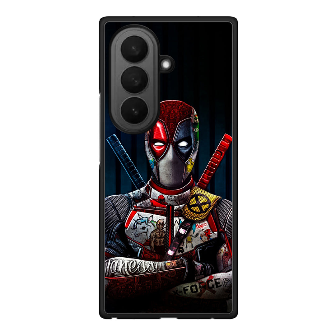 Samsung Galaxy Z Fold7 Funny Guy θήκη από τη Smartfits με σχέδιο στο πίσω μέρος και μαύρο περίβλημα | Smartphone case with colorful back and black bezels by Smartfits