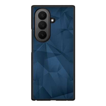 39 - Samsung Galaxy Z Fold7 Blue Abstract Geometric case, cover, bumper