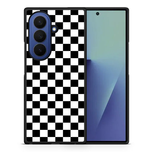 Θήκη Samsung Galaxy Z Fold7 Squares Geometric από τη Smartfits με σχέδιο στο πίσω μέρος και μαύρο περίβλημα | Samsung Galaxy Z Fold7 Squares Geometric case with colorful back and black bezels