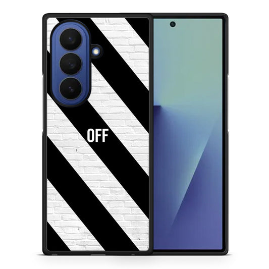 Θήκη Samsung Galaxy Z Fold7 Get Off από τη Smartfits με σχέδιο στο πίσω μέρος και μαύρο περίβλημα | Samsung Galaxy Z Fold7 Get Off case with colorful back and black bezels