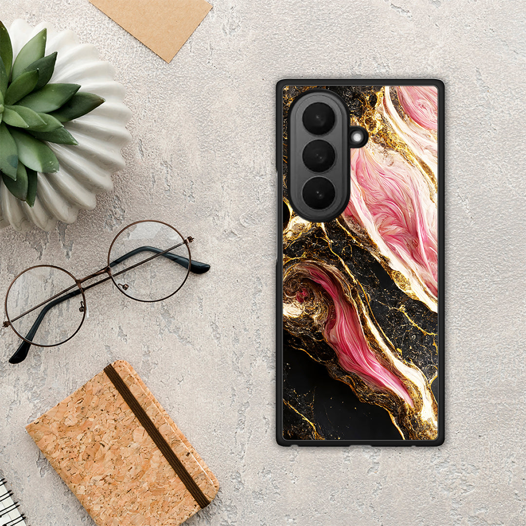 Glamorous Pink Marble - Samsung Galaxy Z Fold7 θήκη