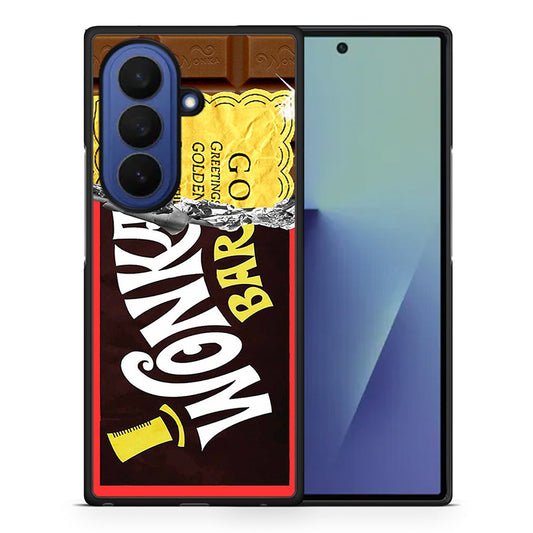 Θήκη Samsung Galaxy Z Fold7 Golden Ticket από τη Smartfits με σχέδιο στο πίσω μέρος και μαύρο περίβλημα | Samsung Galaxy Z Fold7 Golden Ticket case with colorful back and black bezels