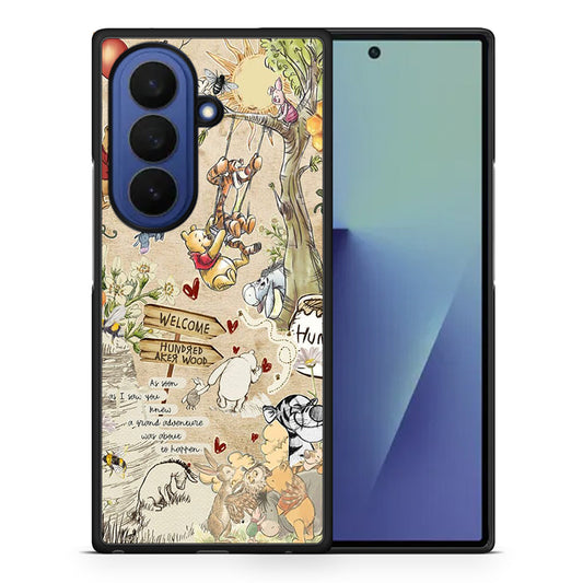 Θήκη Samsung Galaxy Z Fold7 Happy Friends από τη Smartfits με σχέδιο στο πίσω μέρος και μαύρο περίβλημα | Samsung Galaxy Z Fold7 Happy Friends case with colorful back and black bezels