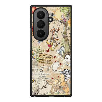 Samsung Galaxy Z Fold7 Happy Friends θήκη από τη Smartfits με σχέδιο στο πίσω μέρος και μαύρο περίβλημα | Smartphone case with colorful back and black bezels by Smartfits