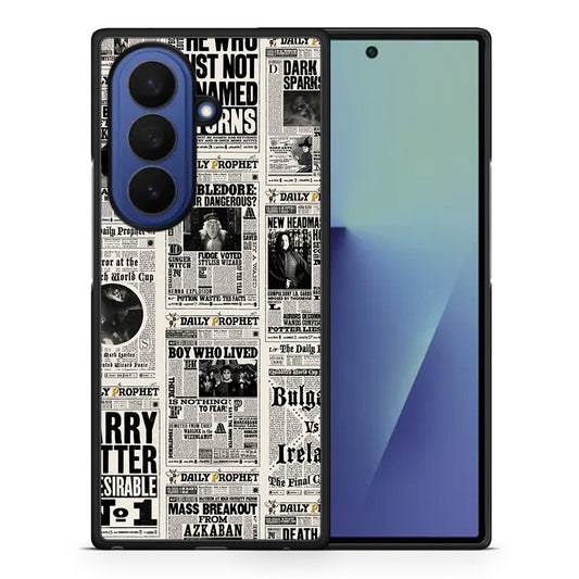 Θήκη Samsung Galaxy Z Fold7 Harry Paper από τη Smartfits με σχέδιο στο πίσω μέρος και μαύρο περίβλημα | Samsung Galaxy Z Fold7 Harry Paper case with colorful back and black bezels