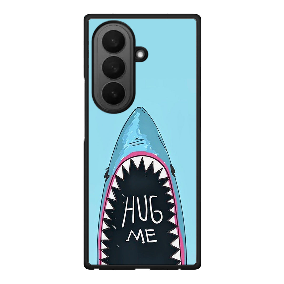 Samsung Galaxy Z Fold7 Hug Me θήκη από τη Smartfits με σχέδιο στο πίσω μέρος και μαύρο περίβλημα | Smartphone case with colorful back and black bezels by Smartfits