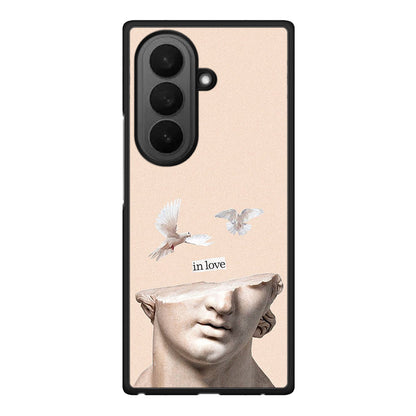 Samsung Galaxy Z Fold7 In Love θήκη από τη Smartfits με σχέδιο στο πίσω μέρος και μαύρο περίβλημα | Smartphone case with colorful back and black bezels by Smartfits