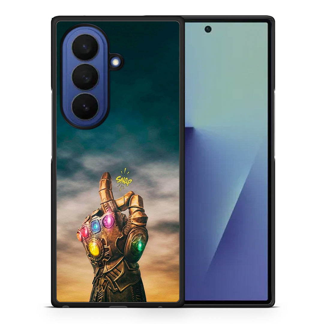 Θήκη Samsung Galaxy Z Fold7 Infinity Snap από τη Smartfits με σχέδιο στο πίσω μέρος και μαύρο περίβλημα | Samsung Galaxy Z Fold7 Infinity Snap case with colorful back and black bezels