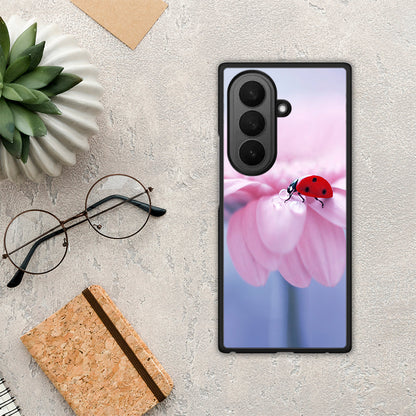 Ladybug Flower - Samsung Galaxy Z Fold7 θήκη
