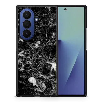 Θήκη Samsung Galaxy Z Fold7 Male Marble από τη Smartfits με σχέδιο στο πίσω μέρος και μαύρο περίβλημα | Samsung Galaxy Z Fold7 Male Marble case with colorful back and black bezels