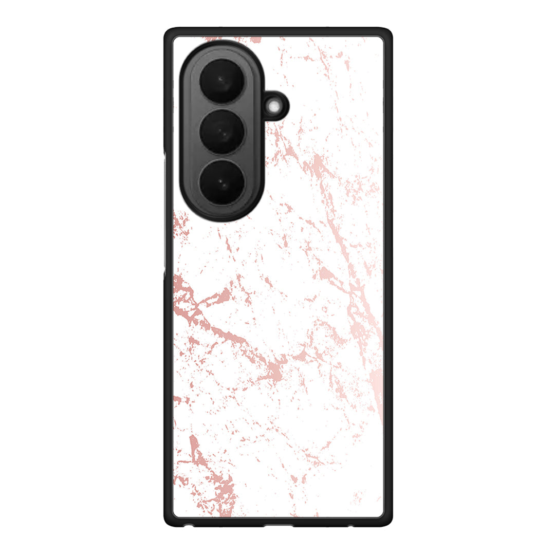 116 - Samsung Galaxy Z Fold7 Pink Splash Marble case, cover, bumper