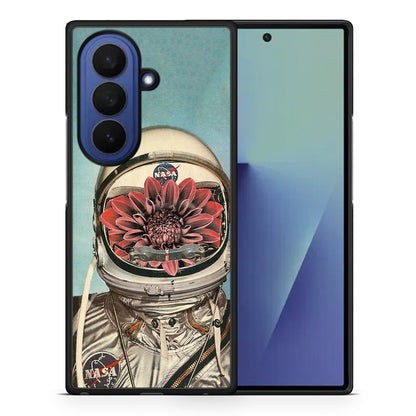 Θήκη Samsung Galaxy Z Fold7 Nasa Bloom από τη Smartfits με σχέδιο στο πίσω μέρος και μαύρο περίβλημα | Samsung Galaxy Z Fold7 Nasa Bloom case with colorful back and black bezels