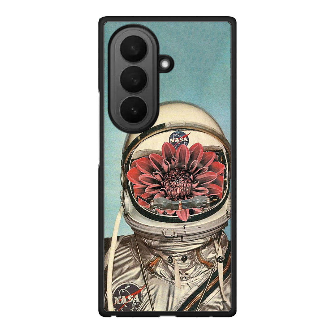 Samsung Galaxy Z Fold7 Nasa Bloom θήκη από τη Smartfits με σχέδιο στο πίσω μέρος και μαύρο περίβλημα | Smartphone case with colorful back and black bezels by Smartfits