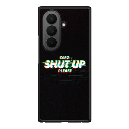 Samsung Galaxy Z Fold7 OMG ShutUp θήκη από τη Smartfits με σχέδιο στο πίσω μέρος και μαύρο περίβλημα | Smartphone case with colorful back and black bezels by Smartfits
