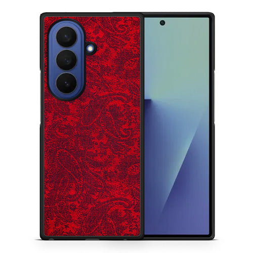 Θήκη Samsung Galaxy Z Fold7 Paisley Cashmere από τη Smartfits με σχέδιο στο πίσω μέρος και μαύρο περίβλημα | Samsung Galaxy Z Fold7 Paisley Cashmere case with colorful back and black bezels
