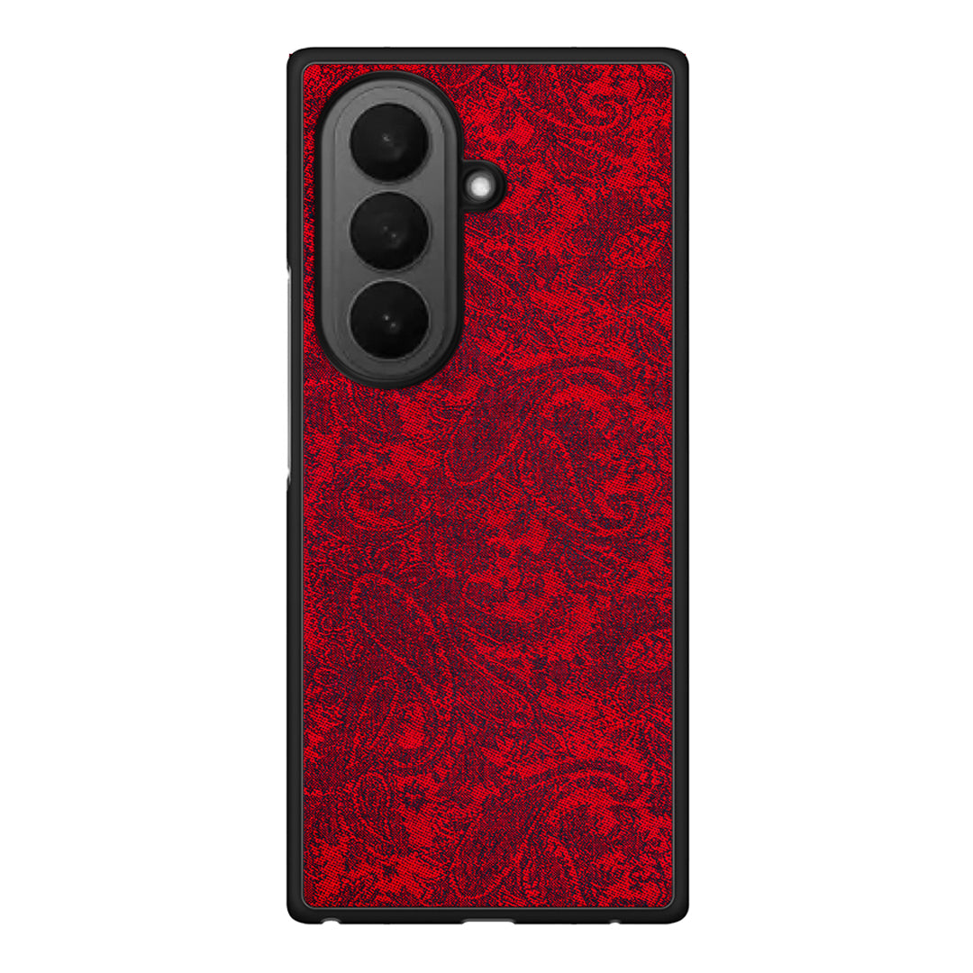 Samsung Galaxy Z Fold7 Paisley Cashmere θήκη από τη Smartfits με σχέδιο στο πίσω μέρος και μαύρο περίβλημα | Smartphone case with colorful back and black bezels by Smartfits