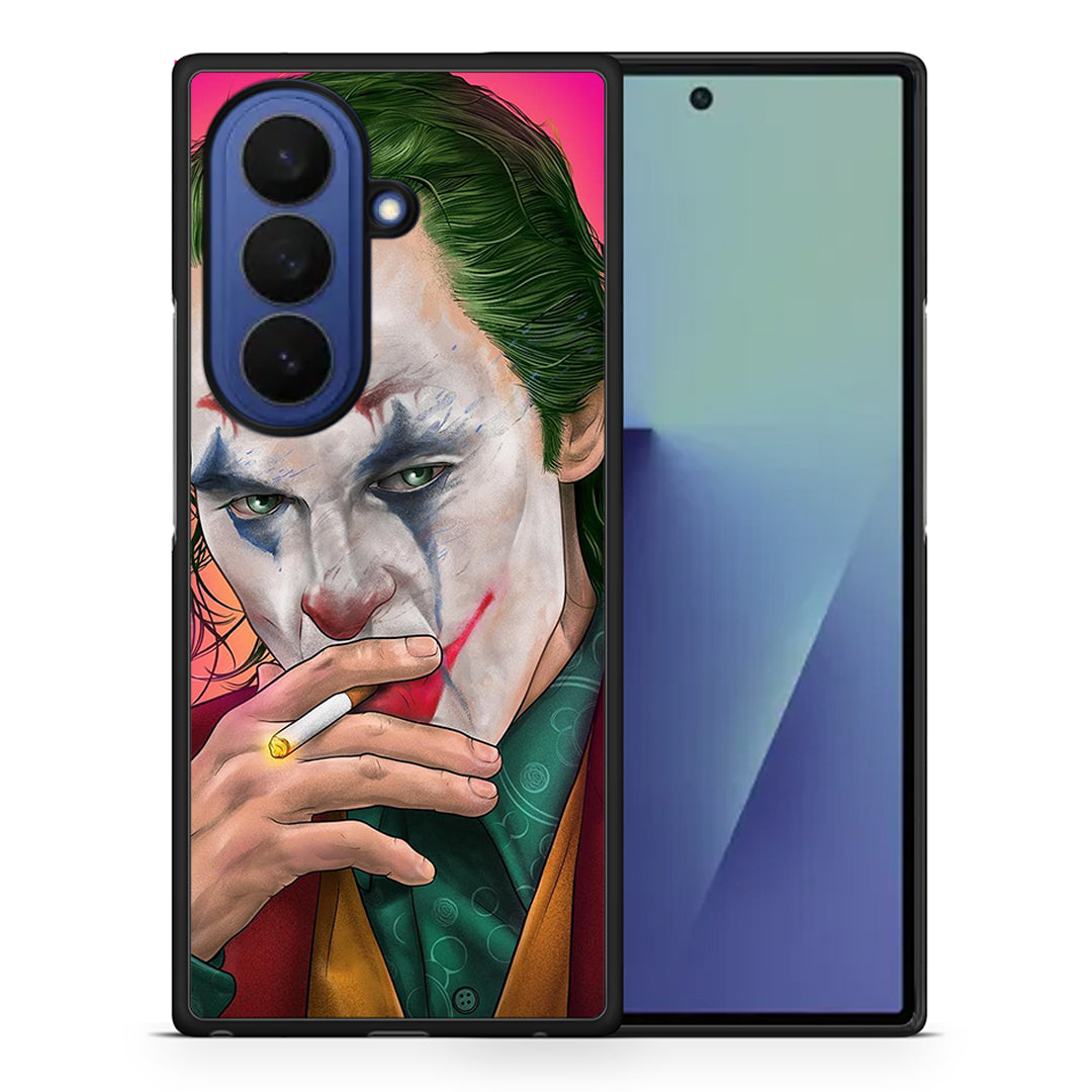 Θήκη Samsung Galaxy Z Fold7 JokesOnU PopArt από τη Smartfits με σχέδιο στο πίσω μέρος και μαύρο περίβλημα | Samsung Galaxy Z Fold7 JokesOnU PopArt case with colorful back and black bezels
