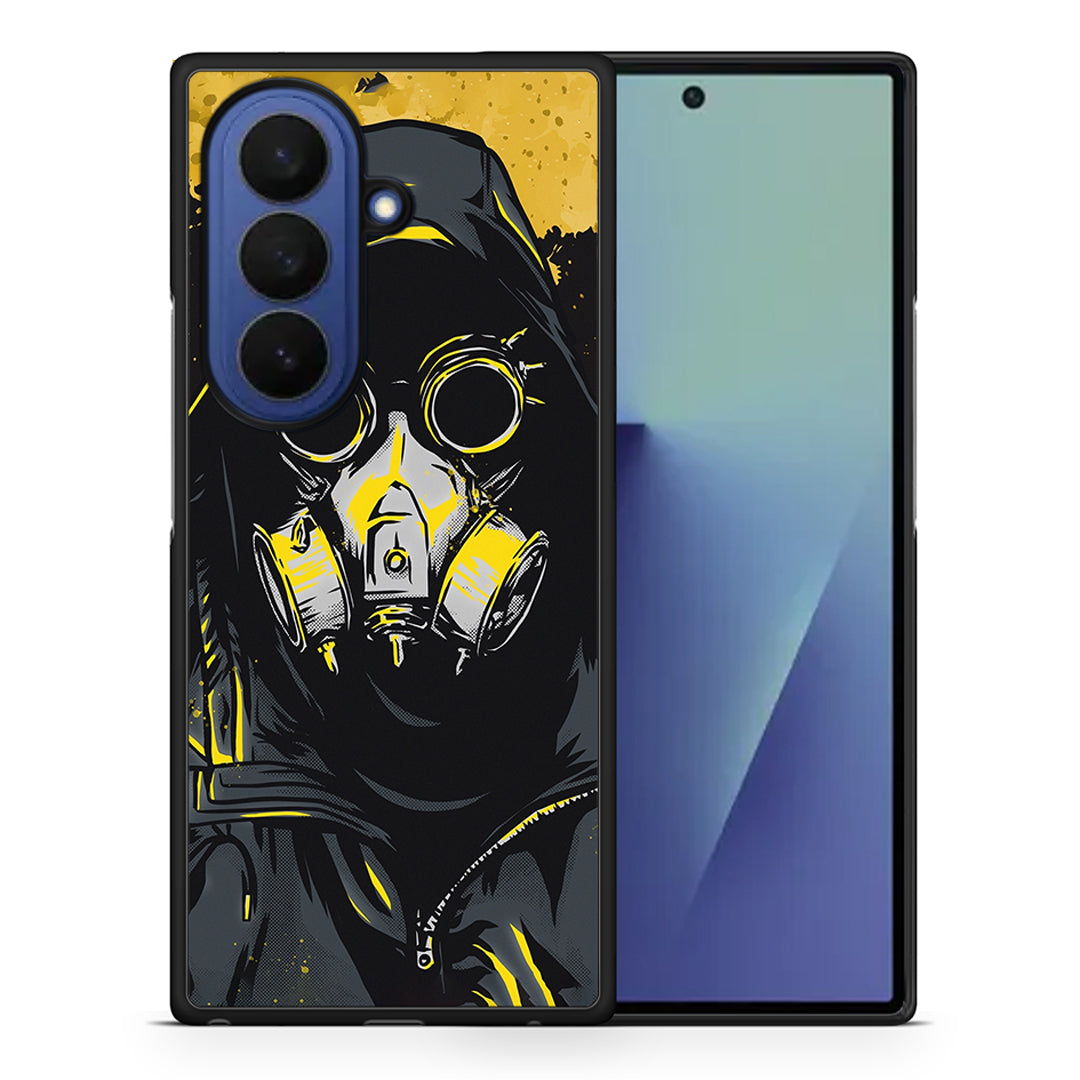 Θήκη Samsung Galaxy Z Fold7 Mask PopArt από τη Smartfits με σχέδιο στο πίσω μέρος και μαύρο περίβλημα | Samsung Galaxy Z Fold7 Mask PopArt case with colorful back and black bezels