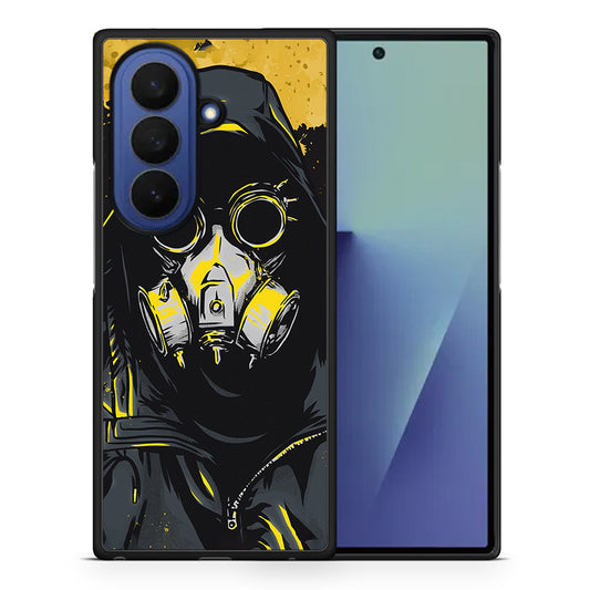 Θήκη Samsung Galaxy Z Fold7 Mask PopArt από τη Smartfits με σχέδιο στο πίσω μέρος και μαύρο περίβλημα | Samsung Galaxy Z Fold7 Mask PopArt case with colorful back and black bezels