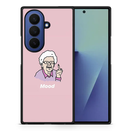 Θήκη Samsung Galaxy Z Fold7 Mood PopArt από τη Smartfits με σχέδιο στο πίσω μέρος και μαύρο περίβλημα | Samsung Galaxy Z Fold7 Mood PopArt case with colorful back and black bezels