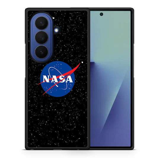 Θήκη Samsung Galaxy Z Fold7 NASA PopArt από τη Smartfits με σχέδιο στο πίσω μέρος και μαύρο περίβλημα | Samsung Galaxy Z Fold7 NASA PopArt case with colorful back and black bezels