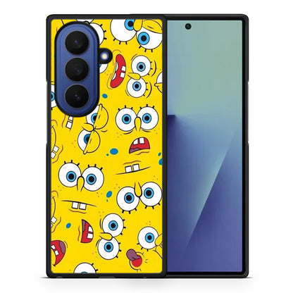 Θήκη Samsung Galaxy Z Fold7 Sponge PopArt από τη Smartfits με σχέδιο στο πίσω μέρος και μαύρο περίβλημα | Samsung Galaxy Z Fold7 Sponge PopArt case with colorful back and black bezels