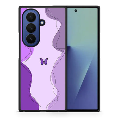 Purple Mariposa - Samsung Galaxy Z Fold7 θήκη