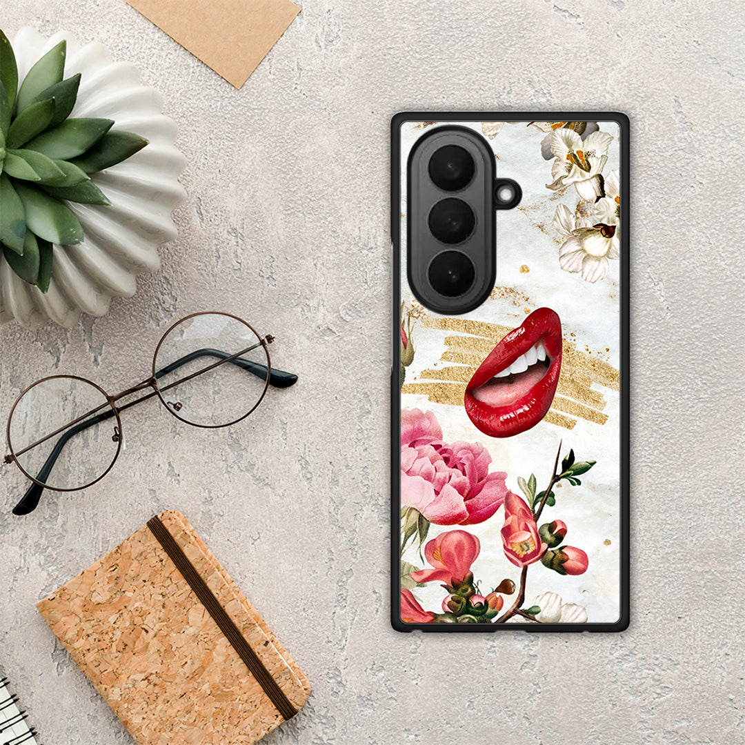 Red Lips - Samsung Galaxy Z Fold7 θήκη
