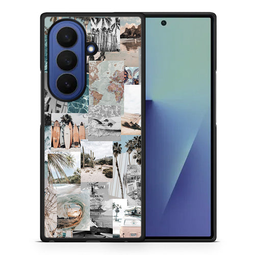 Retro Beach Life - Samsung Galaxy Z Fold7 θήκη
