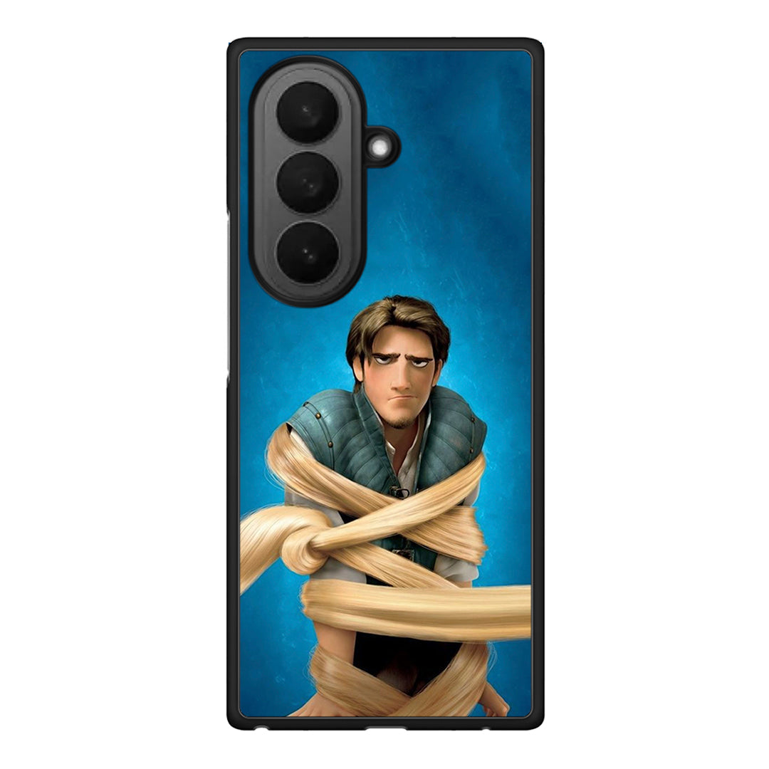 Samsung Galaxy Z Fold7 Tangled 1 Θήκη Αγίου Βαλεντίνου από τη Smartfits με σχέδιο στο πίσω μέρος και μαύρο περίβλημα | Smartphone case with colorful back and black bezels by Smartfits