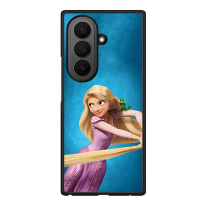 Samsung Galaxy Z Fold7 Tangled 2 Θήκη Αγίου Βαλεντίνου από τη Smartfits με σχέδιο στο πίσω μέρος και μαύρο περίβλημα | Smartphone case with colorful back and black bezels by Smartfits