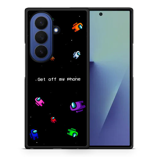 Θήκη Samsung Galaxy Z Fold7 AFK Text από τη Smartfits με σχέδιο στο πίσω μέρος και μαύρο περίβλημα | Samsung Galaxy Z Fold7 AFK Text case with colorful back and black bezels