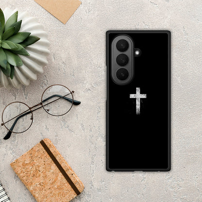 White Cross - Samsung Galaxy Z Fold7 θήκη