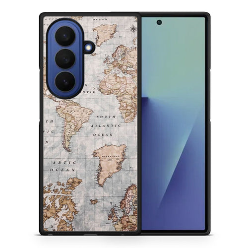 World Map - Samsung Galaxy Z Fold7 θήκη