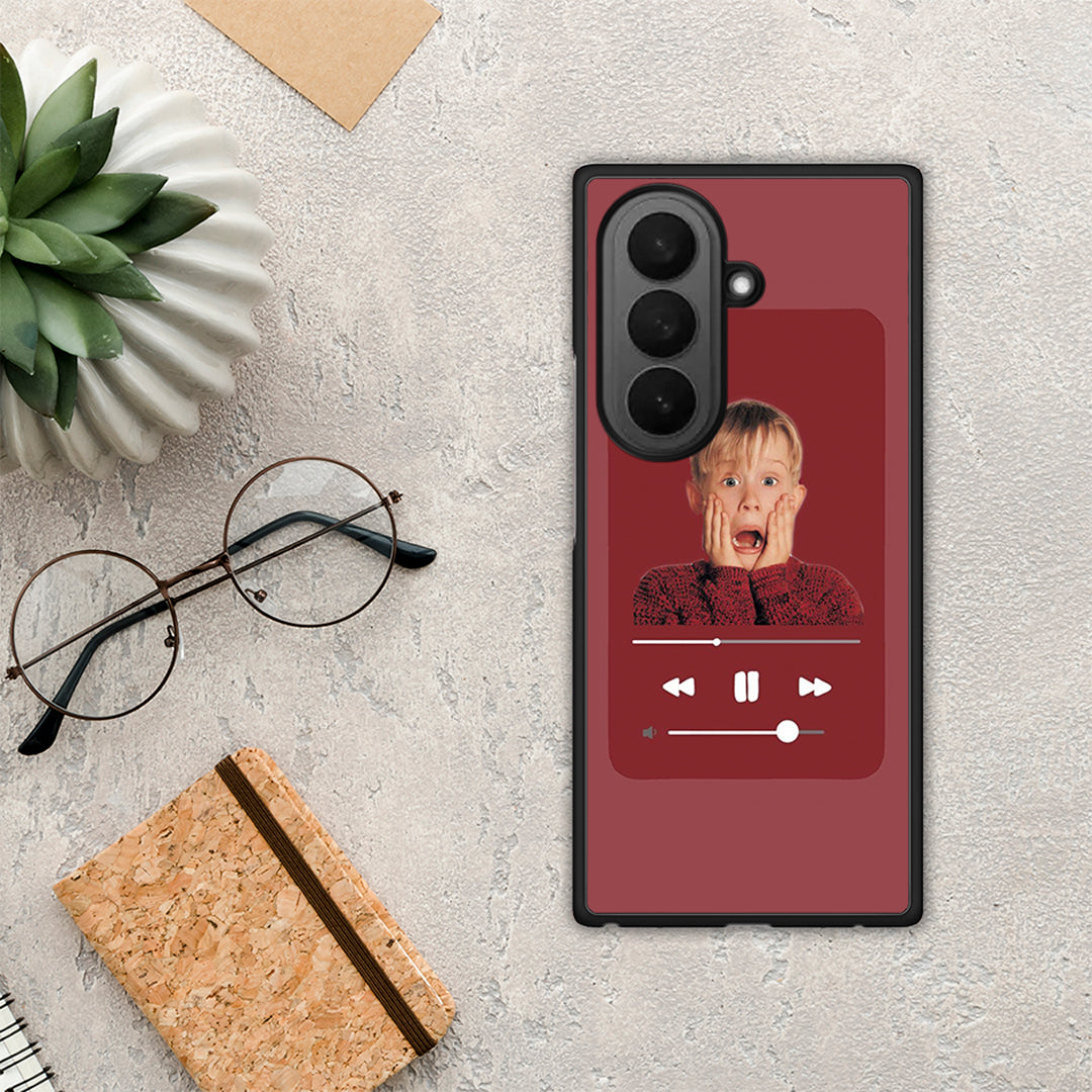 Xmas Alone Music - Samsung Galaxy Z Fold7 θήκη