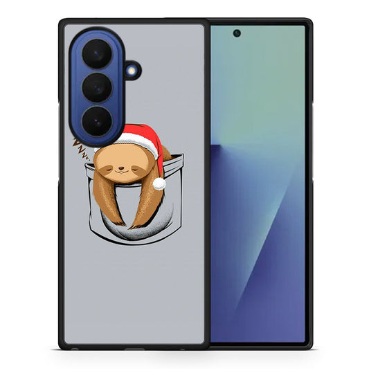 Θήκη Samsung Galaxy Z Fold7 Xmas Zzzz από τη Smartfits με σχέδιο στο πίσω μέρος και μαύρο περίβλημα | Samsung Galaxy Z Fold7 Xmas Zzzz case with colorful back and black bezels