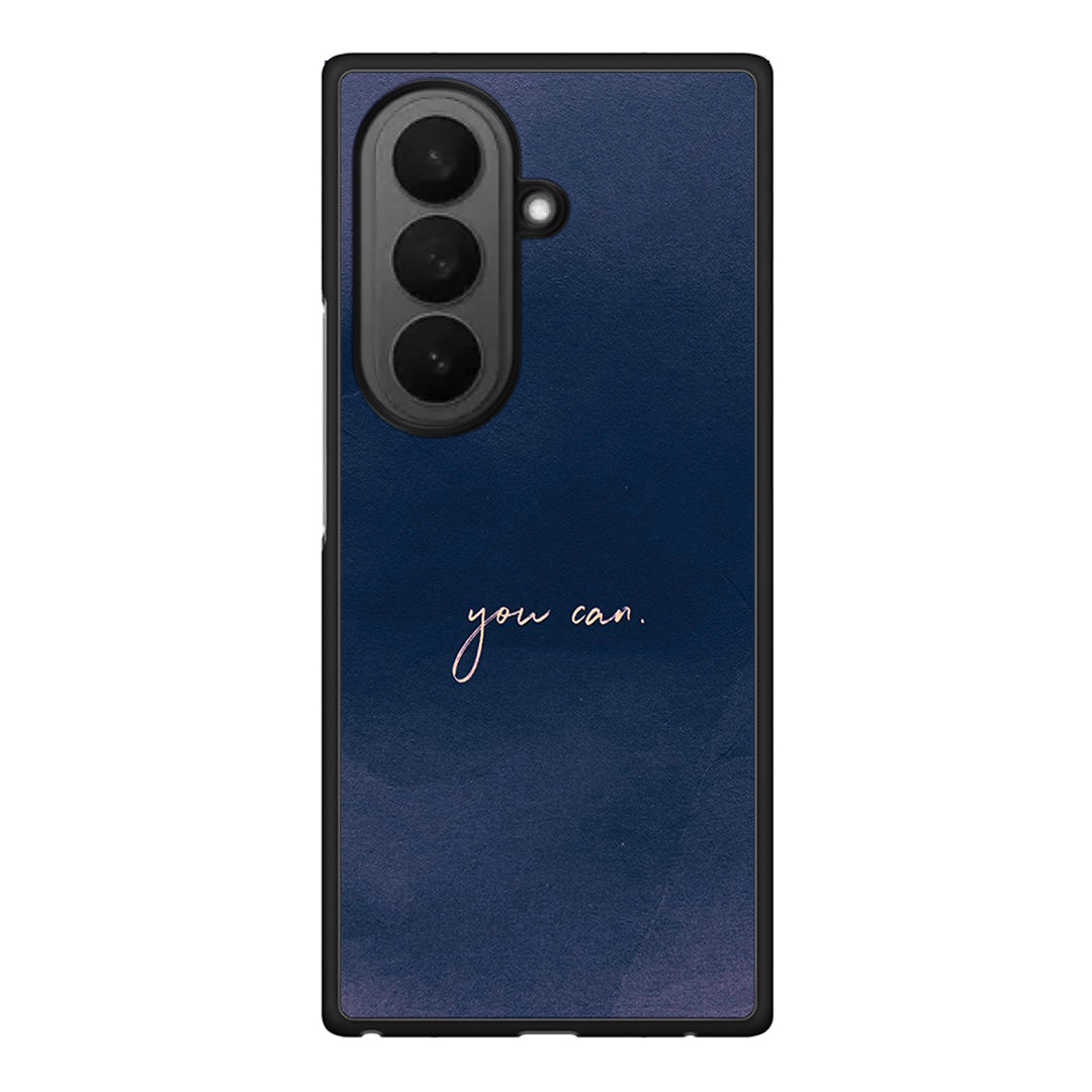 Samsung Galaxy Z Fold7 You Can θήκη από τη Smartfits με σχέδιο στο πίσω μέρος και μαύρο περίβλημα | Smartphone case with colorful back and black bezels by Smartfits