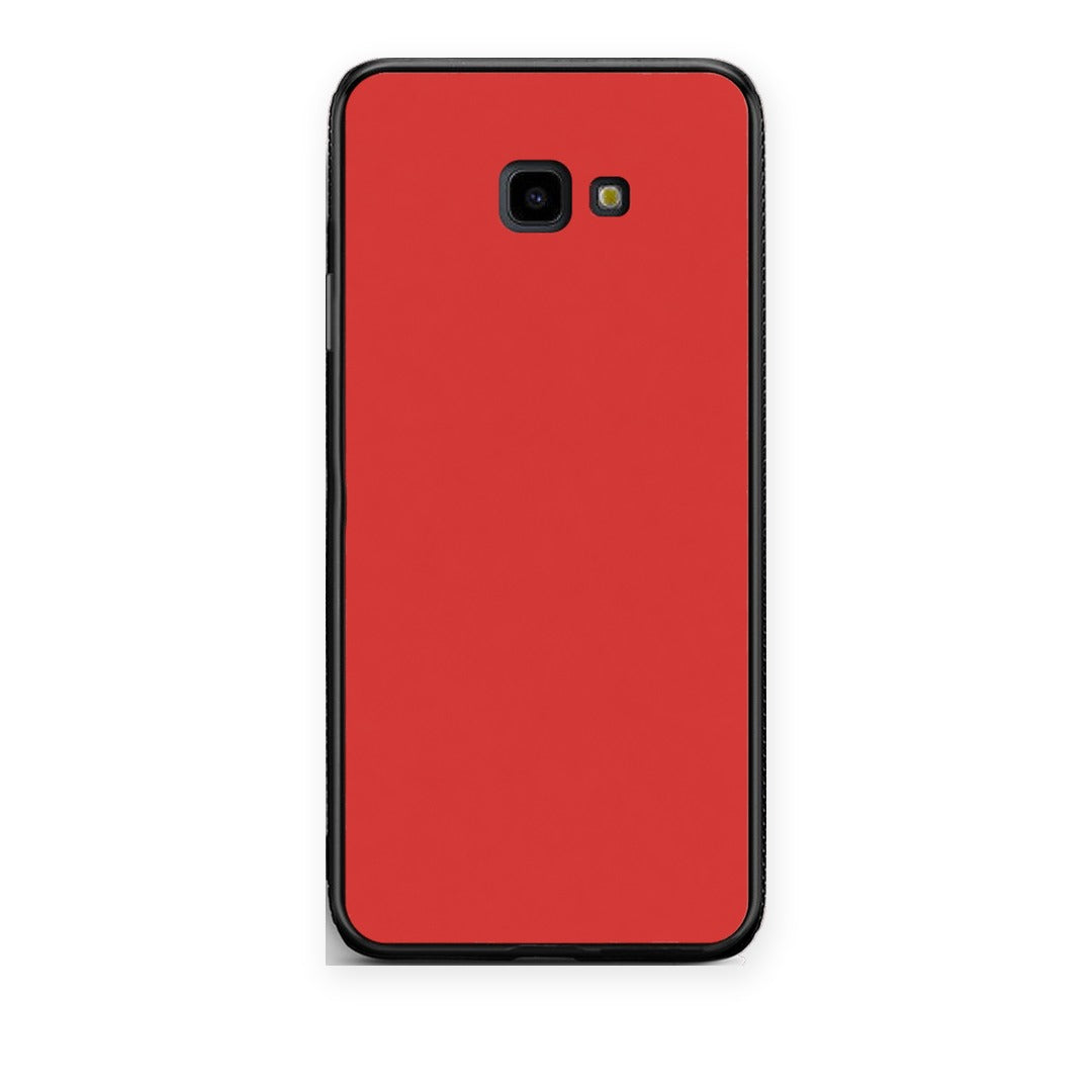 Θήκη Samsung Galaxy J4+ Poppy Red από τη Smartfits με σχέδιο στο πίσω μέρος και μαύρο περίβλημα | Samsung Galaxy J4+ Poppy Red case with colorful back and black bezels
