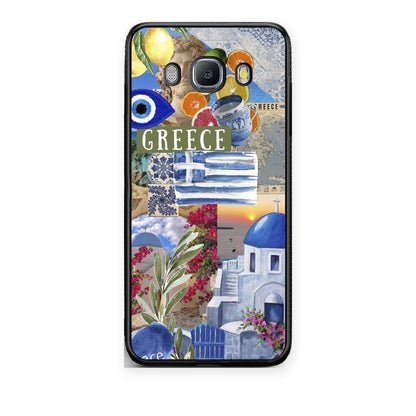 Θήκη Samsung Galaxy J7 2016 All Greek από τη Smartfits με σχέδιο στο πίσω μέρος και μαύρο περίβλημα | Samsung Galaxy J7 2016 All Greek case with colorful back and black bezels